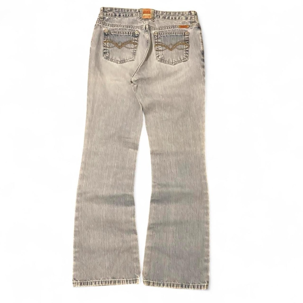 Bongo vintage 90s light wash flare‎ jeans cotton made in Turkey Size 7(27x30.5)